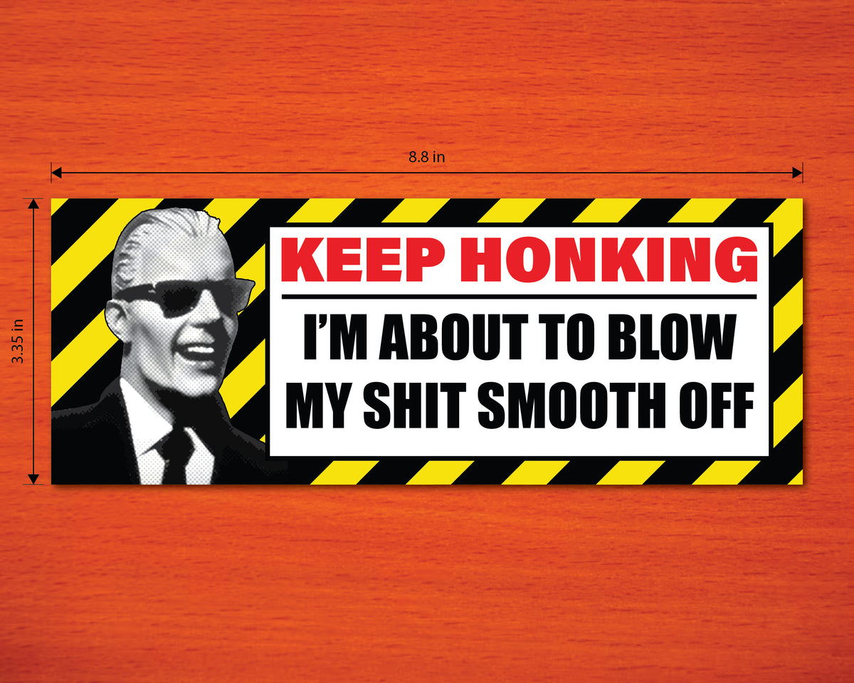 Smooth Off Bumper Sticker