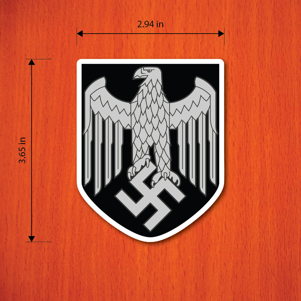 Wehrmacht Hoheitszeichen Die-Cut Sticker