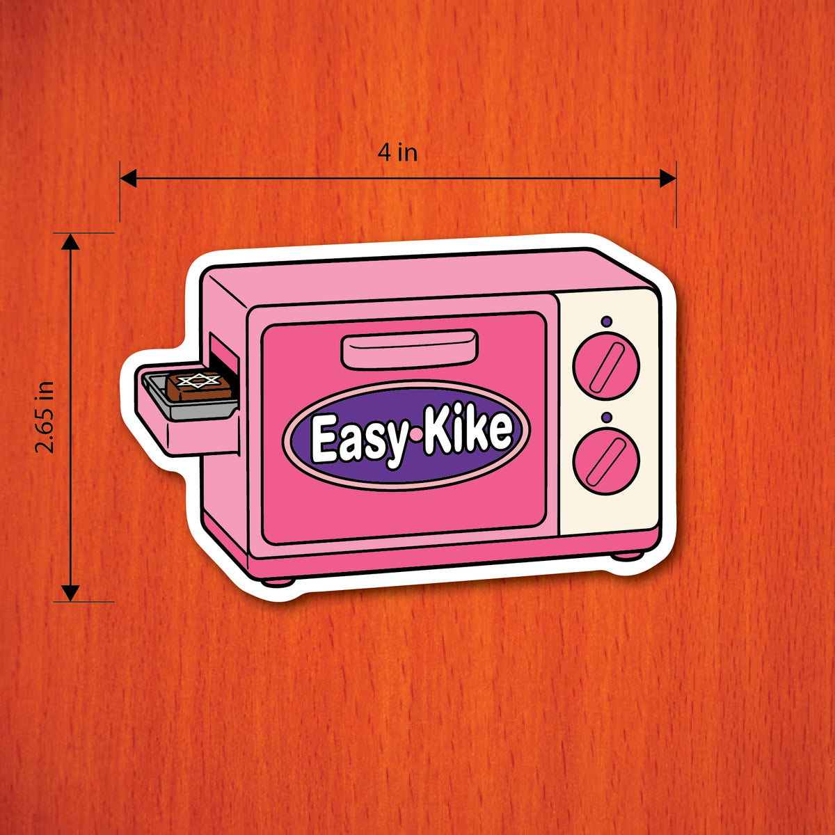 Easy Bake Die-Cut Sticker