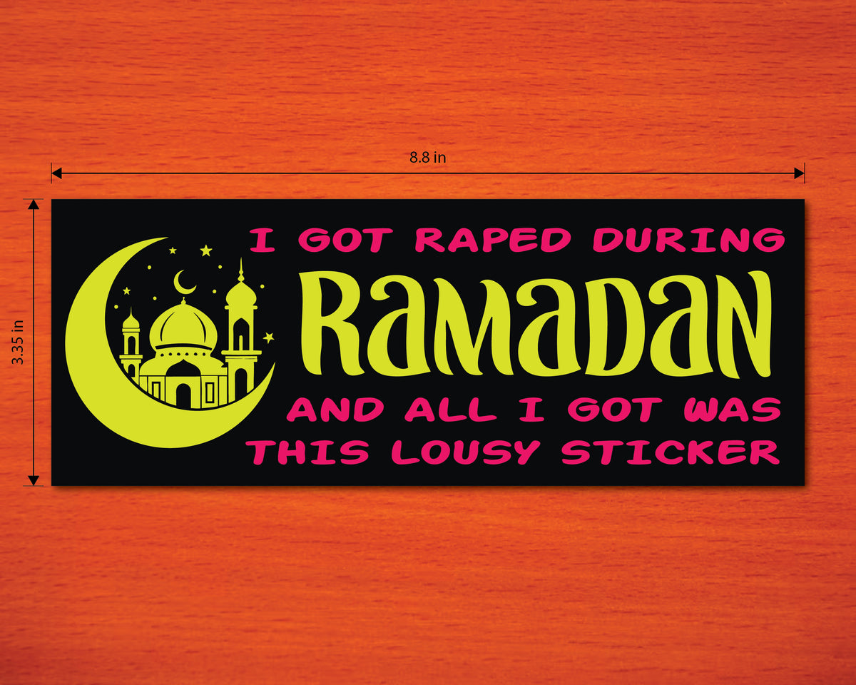 Ramadan Bumper Sticker