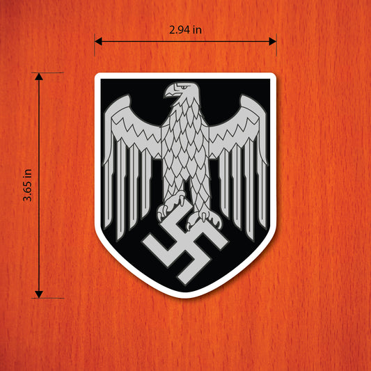 Wehrmacht Hoheitszeichen Die-Cut Sticker